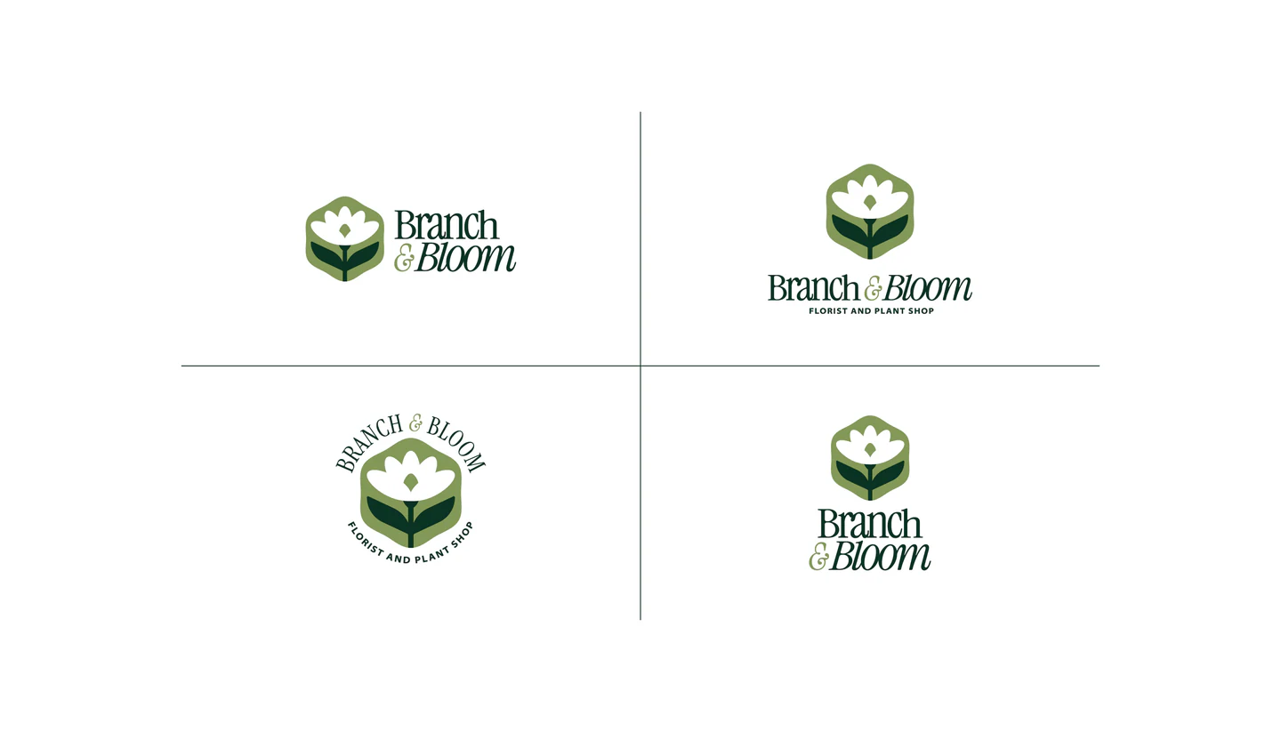 Four logo lockups