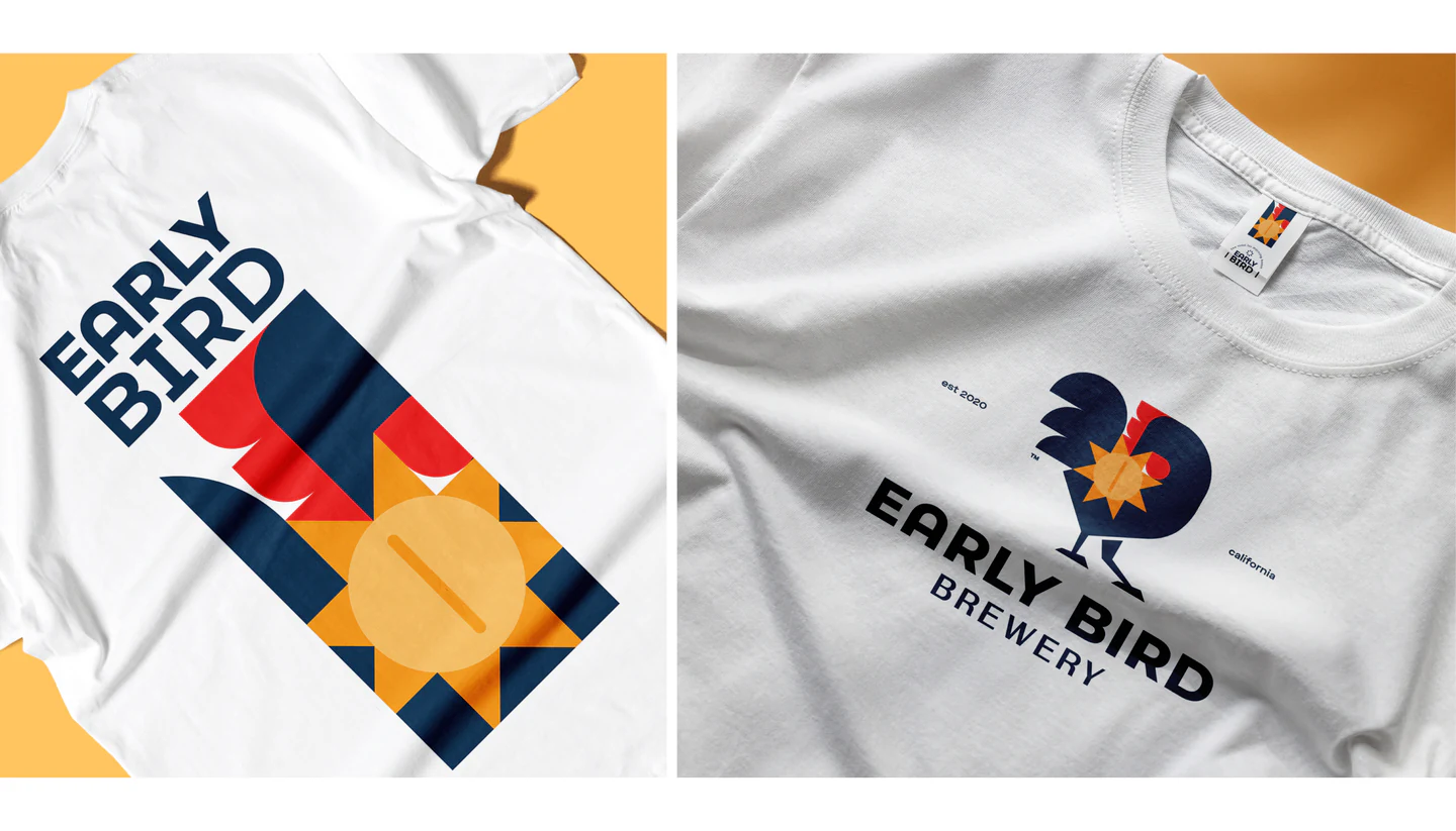 Two printed tees