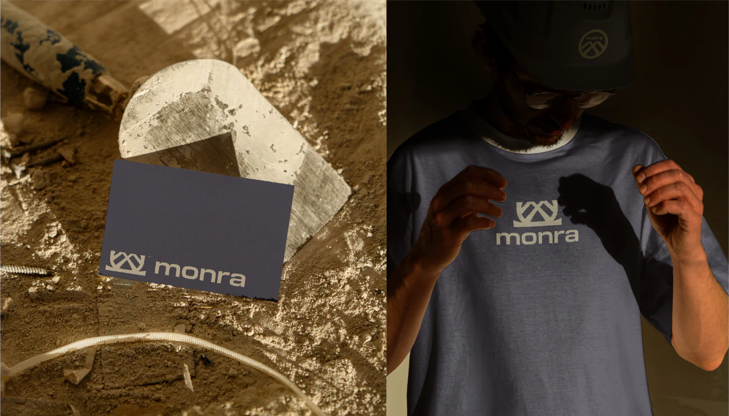 A card in gravel and a Monra tee