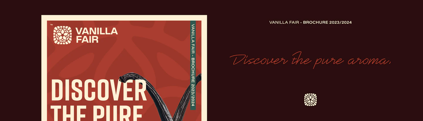 The brochure cover: Discover the pure